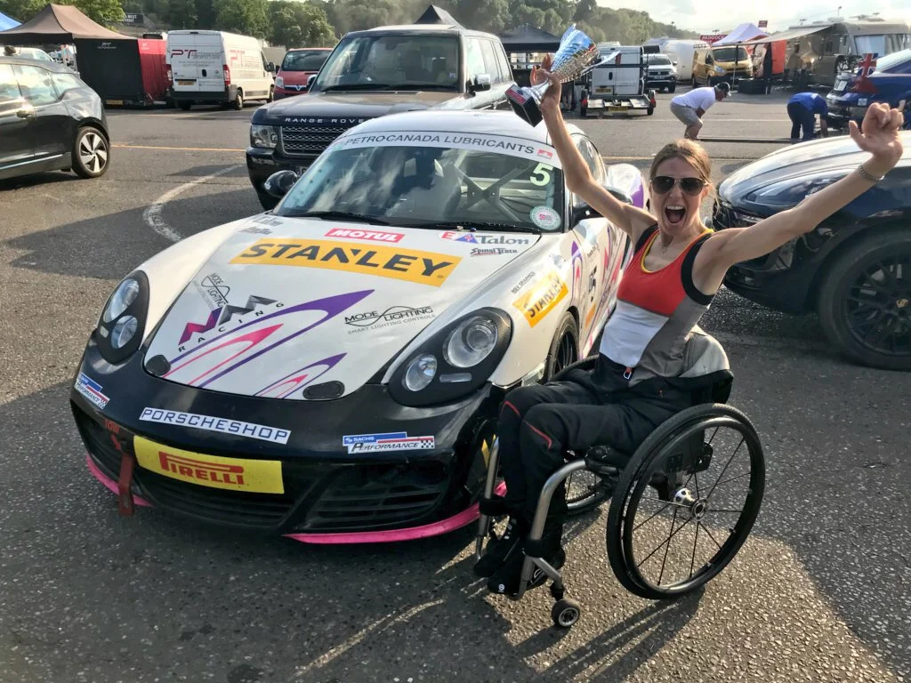 Brands Hatch 2nd In Class! Nathalie McGloin at Brands Hatch, 2nd in class