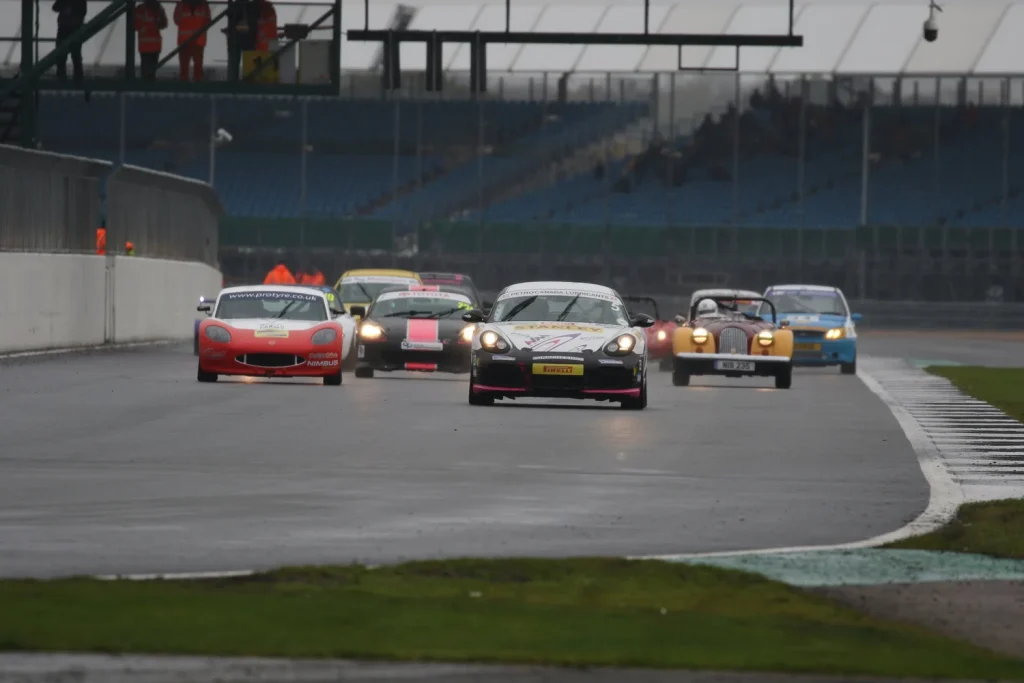 My First Win Nathalie McGloin celebrating her first race win at Silverstone